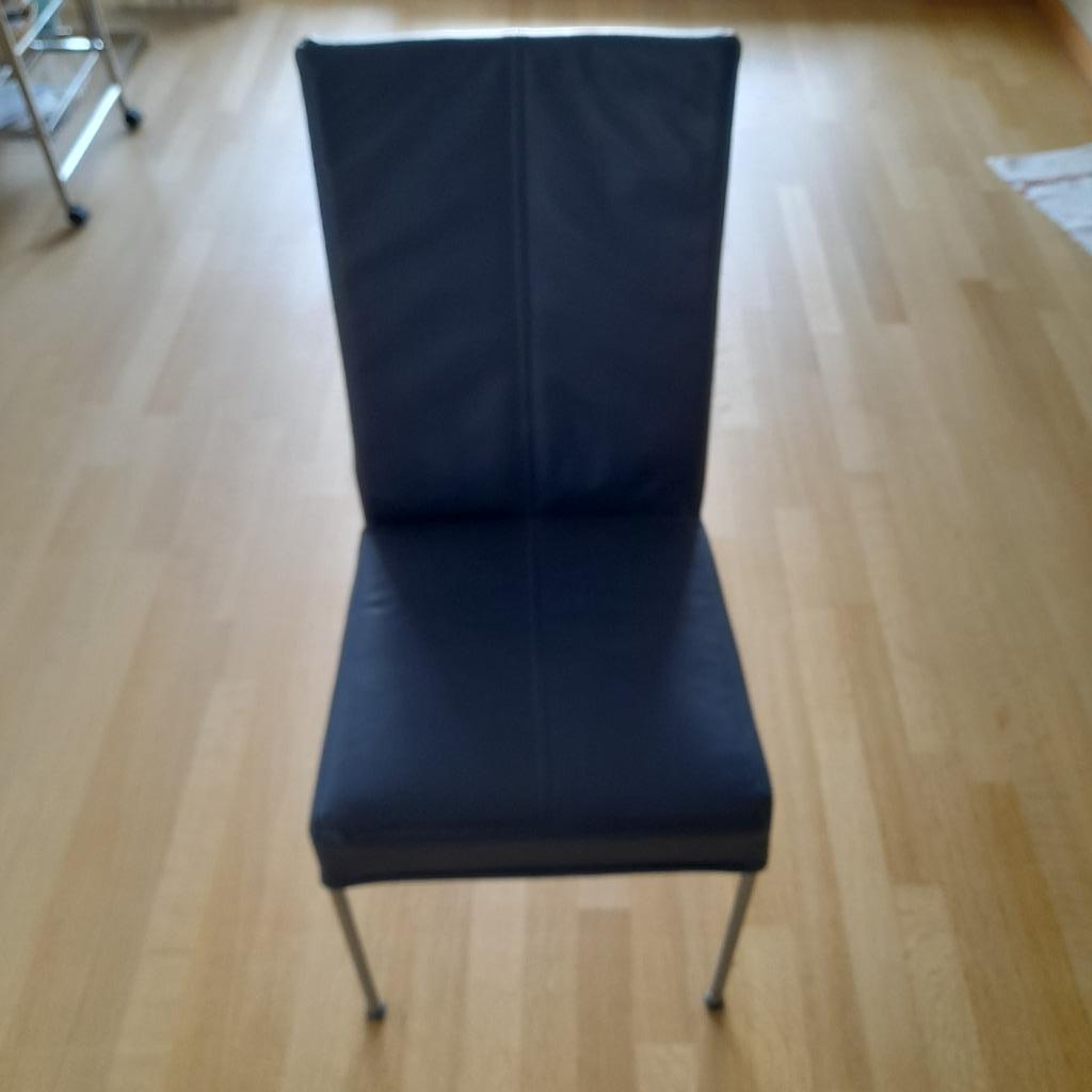 4 of 6 stoelen voor eetkamer of keuken, Huis en Inrichting, Stoelen, Ophalen, Blauw, Zo goed als nieuw, Vijf, Zes of meer stoelen