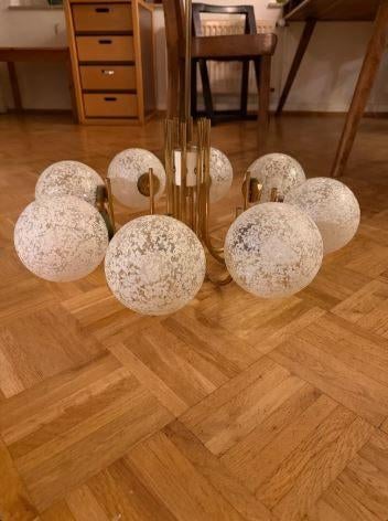 vintage kroonluchter hanglamp sputnik mid-century, Enlèvement, Maison et Meubles