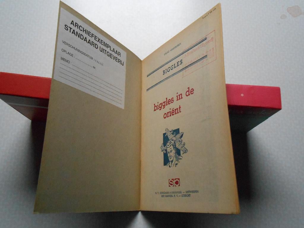 Biggles 5 in de Orient 1966 1 ste druk. Archiefexemplaar., Boeken, Willy Vandersteen, Eén stripboek, Ophalen of Verzenden, Zo goed als nieuw