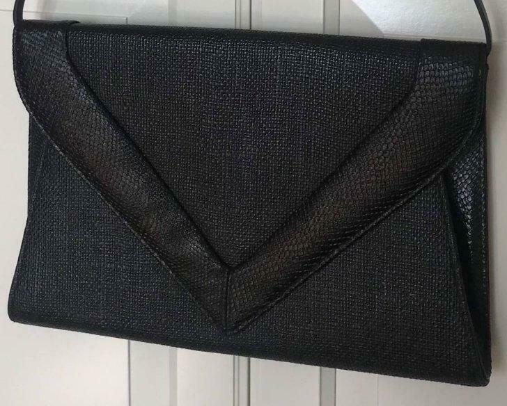 Tas - Vintage avondtasje, Gebruikt, Zwart