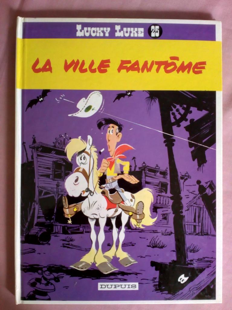 Lucky Luke 25 - La Ville Fantôme - hardcover - De spookstad, Morris / Goscinny, Eén stripboek, Ophalen of Verzenden, Zo goed als nieuw