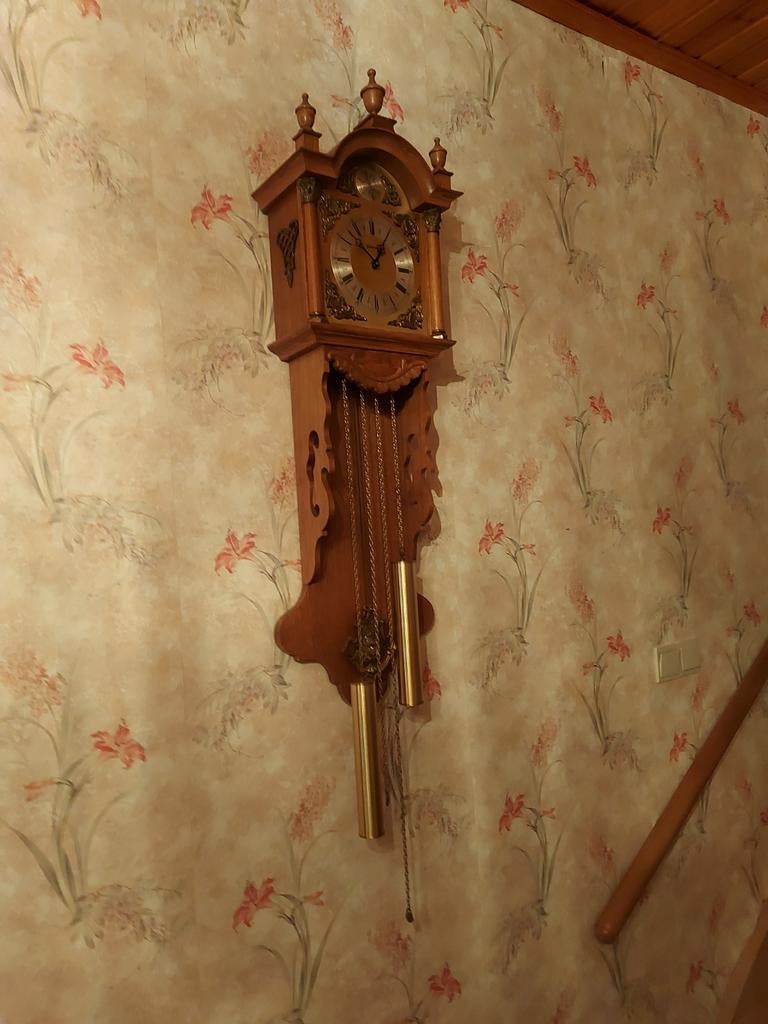 A vendre horloge murale à 2 poids, Ophalen, Wandklok