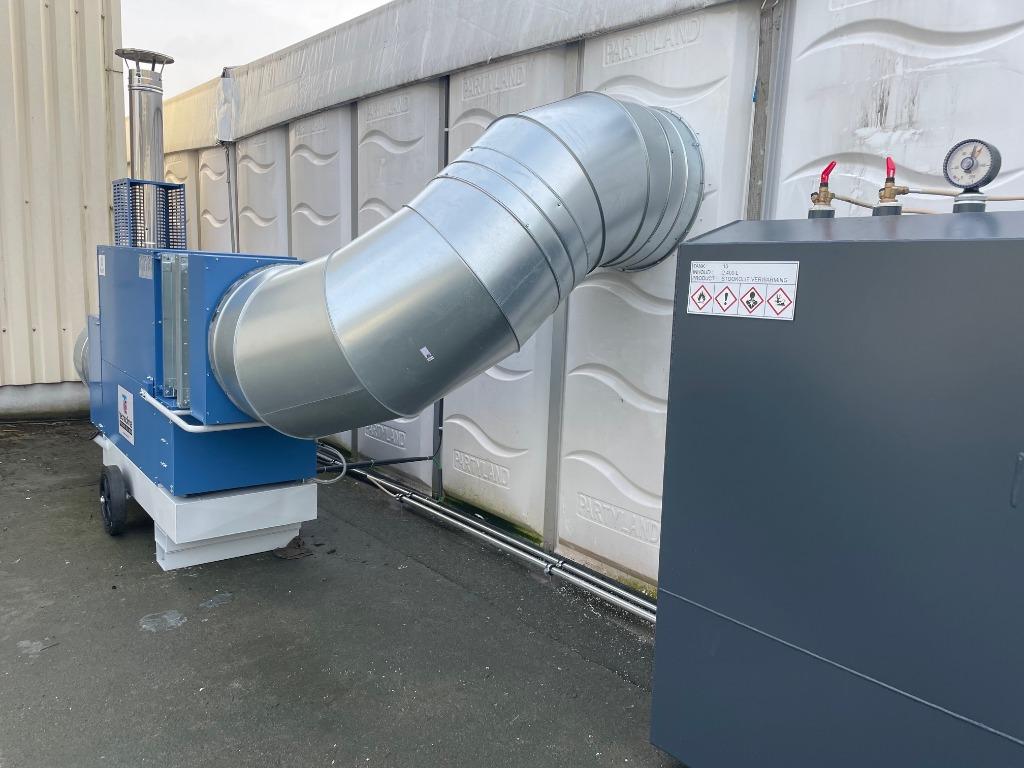 Mobiele Verwarming Technoclima MB-serie Te koop en Te Huur, Ophalen, Nieuw, Kachel, Hoog rendement (Hr)
