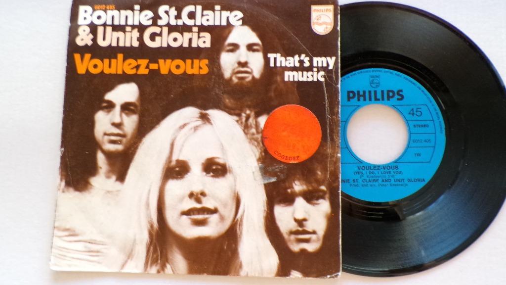 BONNIE St.CLAIRE & UNIT GLORIA - Voulez-vous (45t), Cd's en Dvd's, Ophalen of Verzenden, Zo goed als nieuw, Pop