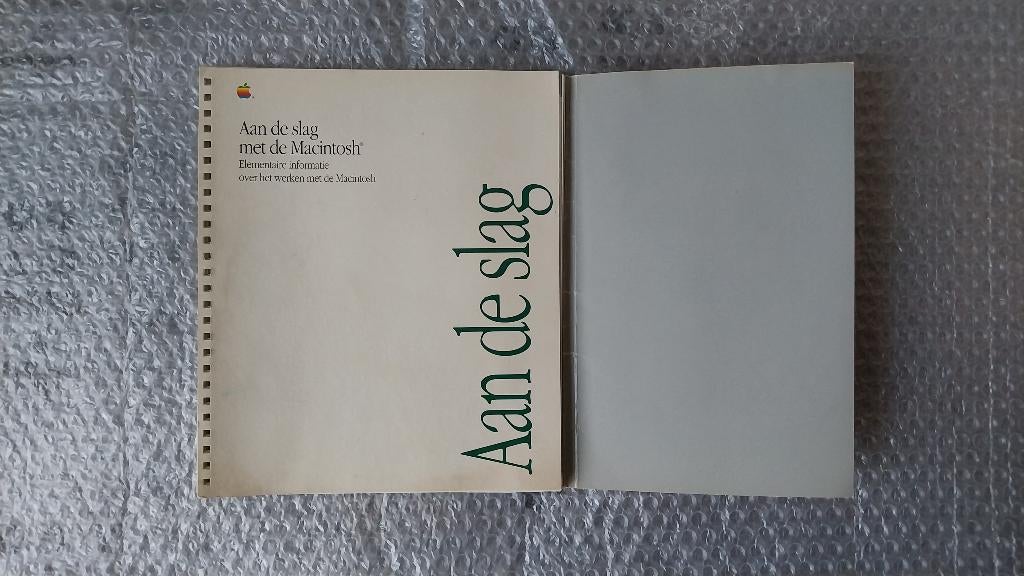 Macintosh SE - Handleiding Nederlands, Computers en Software, Ophalen of Verzenden, Apple Mac