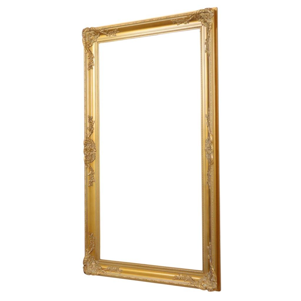Grote Gouden Barok Lijst XL Kader Schilderij Klassiek 117x67, 75 cm ou plus, Enlèvement, Utilisé, Bois