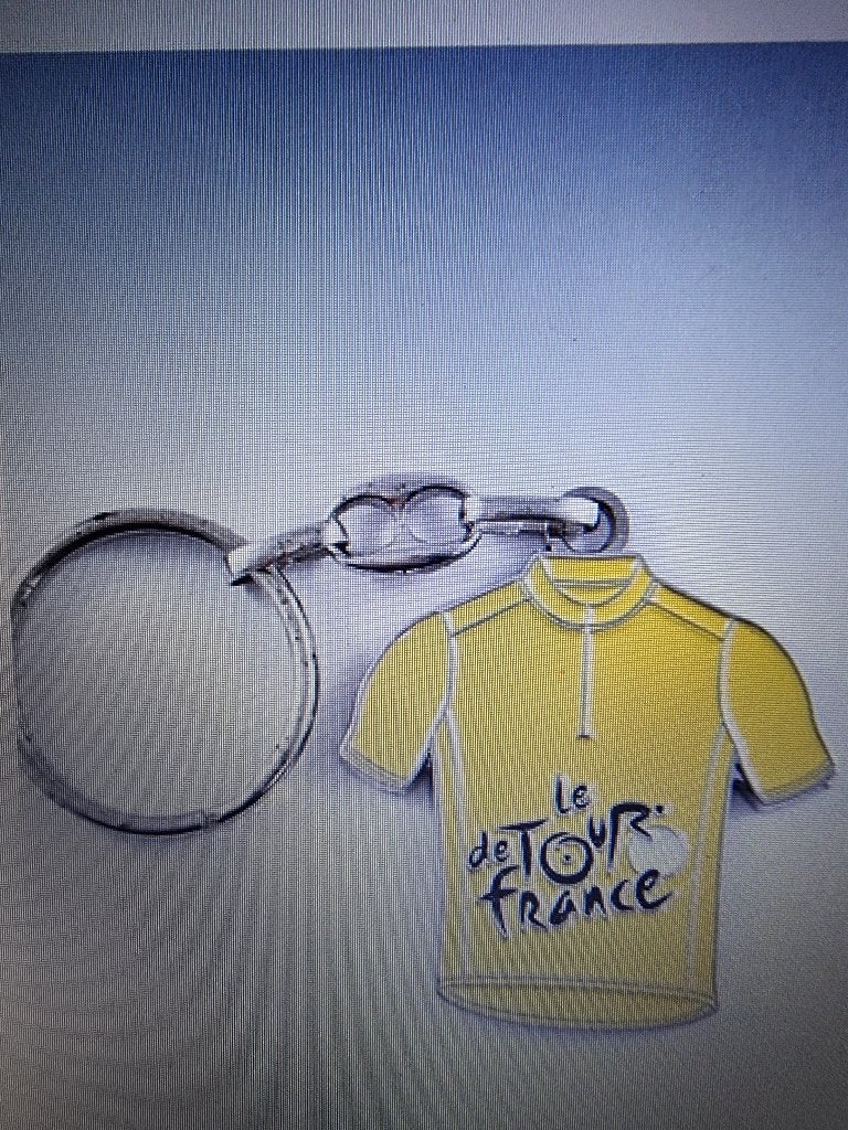 Cherche Porte-Clés Maillot Jaune du Tour de France, Collections, Porte-clés, Comme neuf, Autres types, Enlèvement ou Envoi