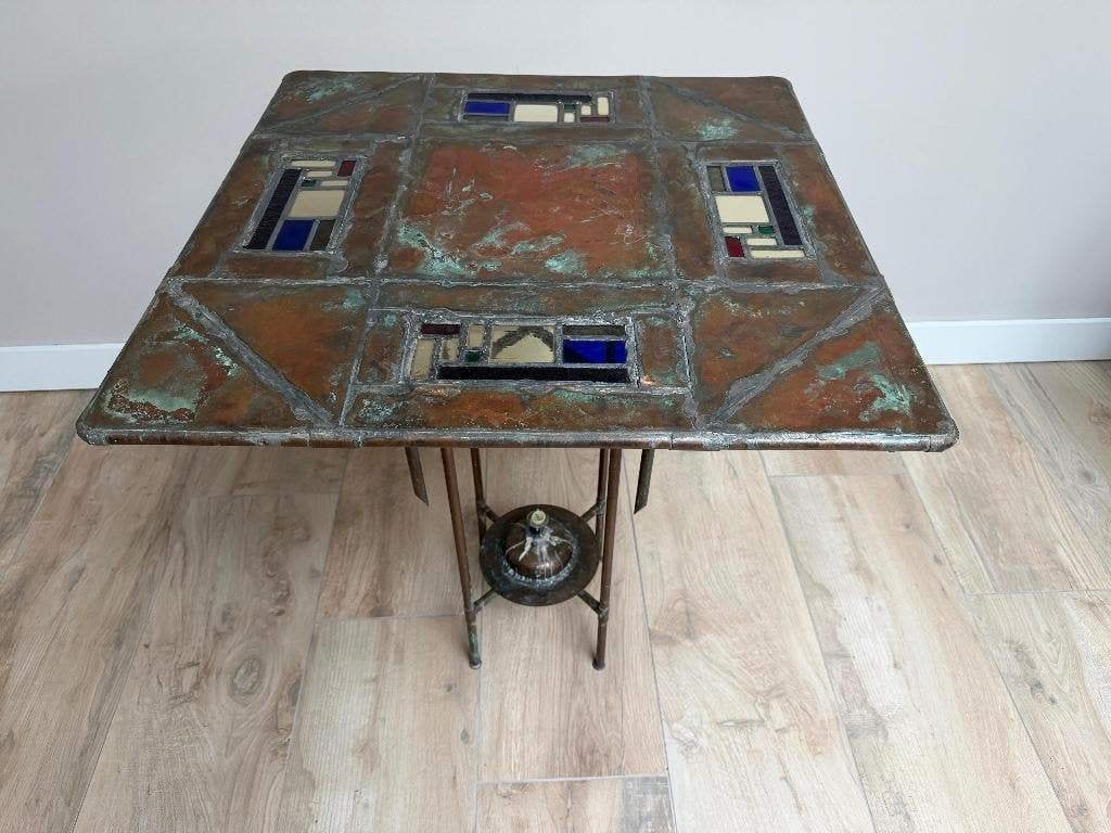 Cor de Ree – Unieke Bijzettafel / kunstobject (1991), Ophalen, Object, Glas, Gesigneerd