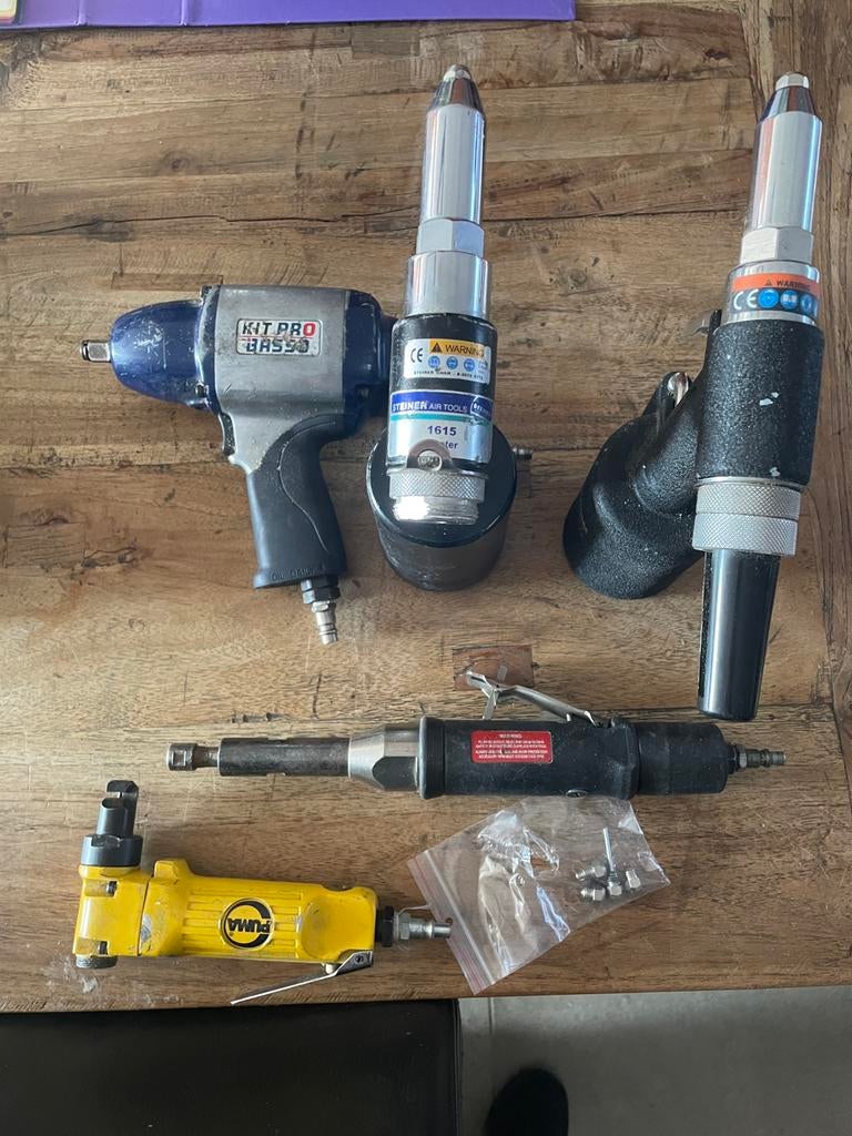 Pneumatisch gereedschap, Ophalen, Zo goed als nieuw