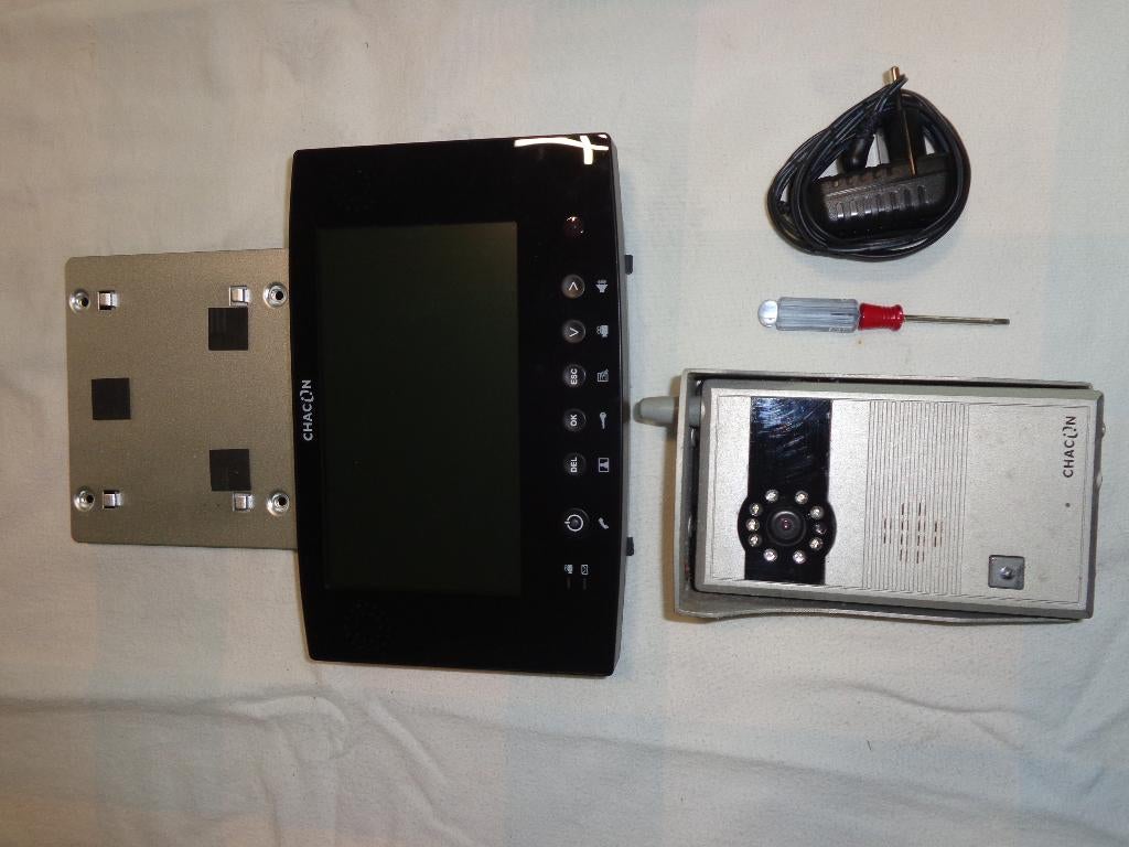 sonnette sans fil avec caméra chacon, Enlèvement, Fonction de conversation, Utilisé, Sans fil