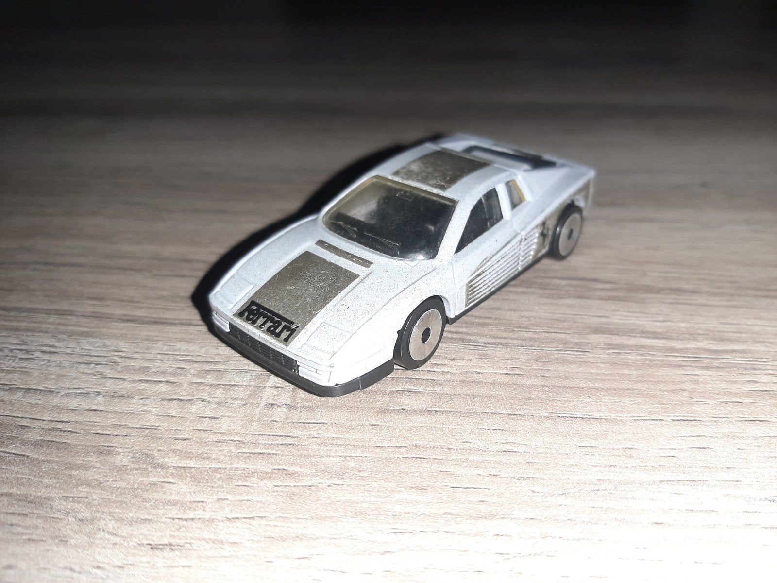 Matchbox Ferrari Testarossa 1986 Laser Wheels, Ophalen of Verzenden, Gebruikt, Auto