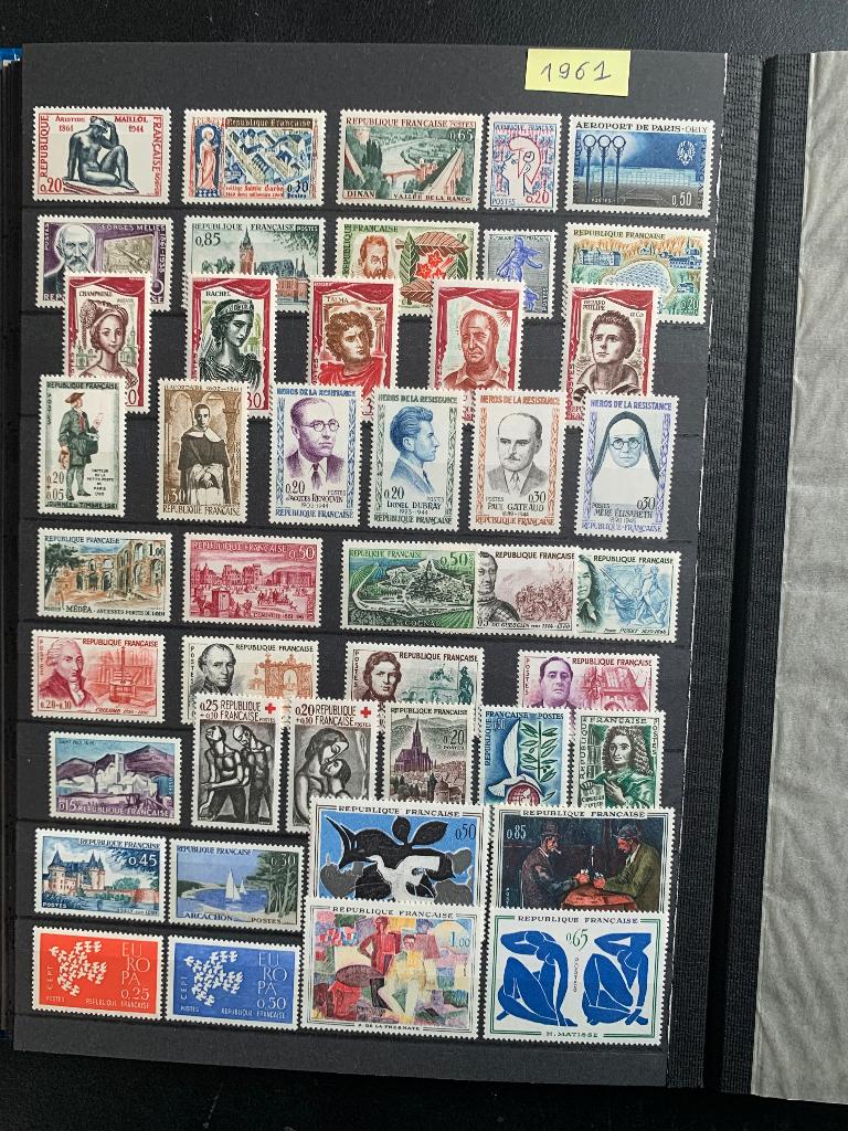 Nieuwe Franse postzegels zonder scharnieren, Ophalen of Verzenden, Postfris