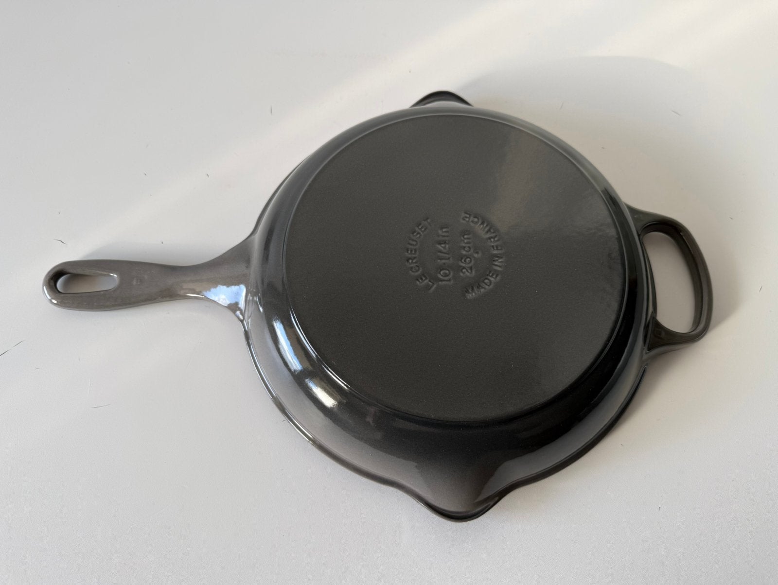 Le Creuset pan, Ophalen of Verzenden, Zo goed als nieuw, Gietijzer, Le Creuset