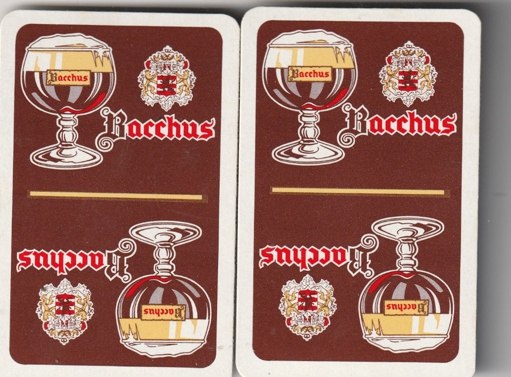 VOL KAARTSPEL BACCHUS  BRUIN 32 KA + JO IN DOOSJE, Ophalen of Verzenden, Nieuw, Speelkaart(en)