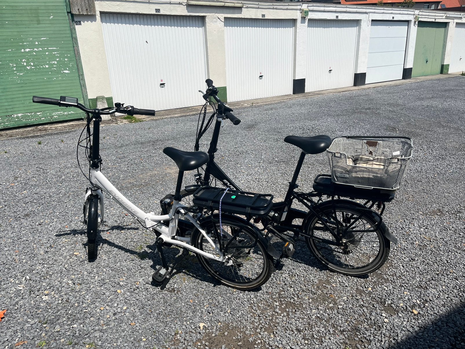 Electriek Mini plooi fietsen, Ophalen, Zo goed als nieuw