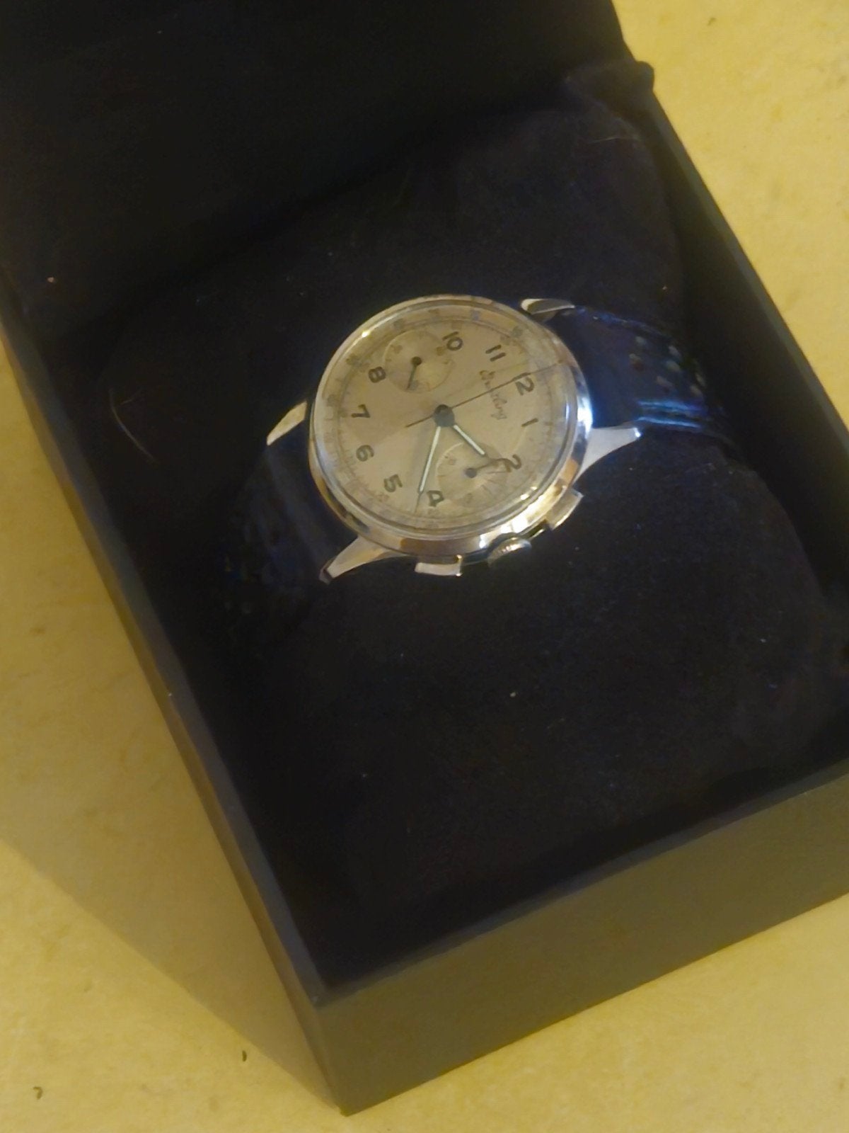 montre chronographe Breitling mécanique année 60, Enlèvement ou Envoi, Breitling