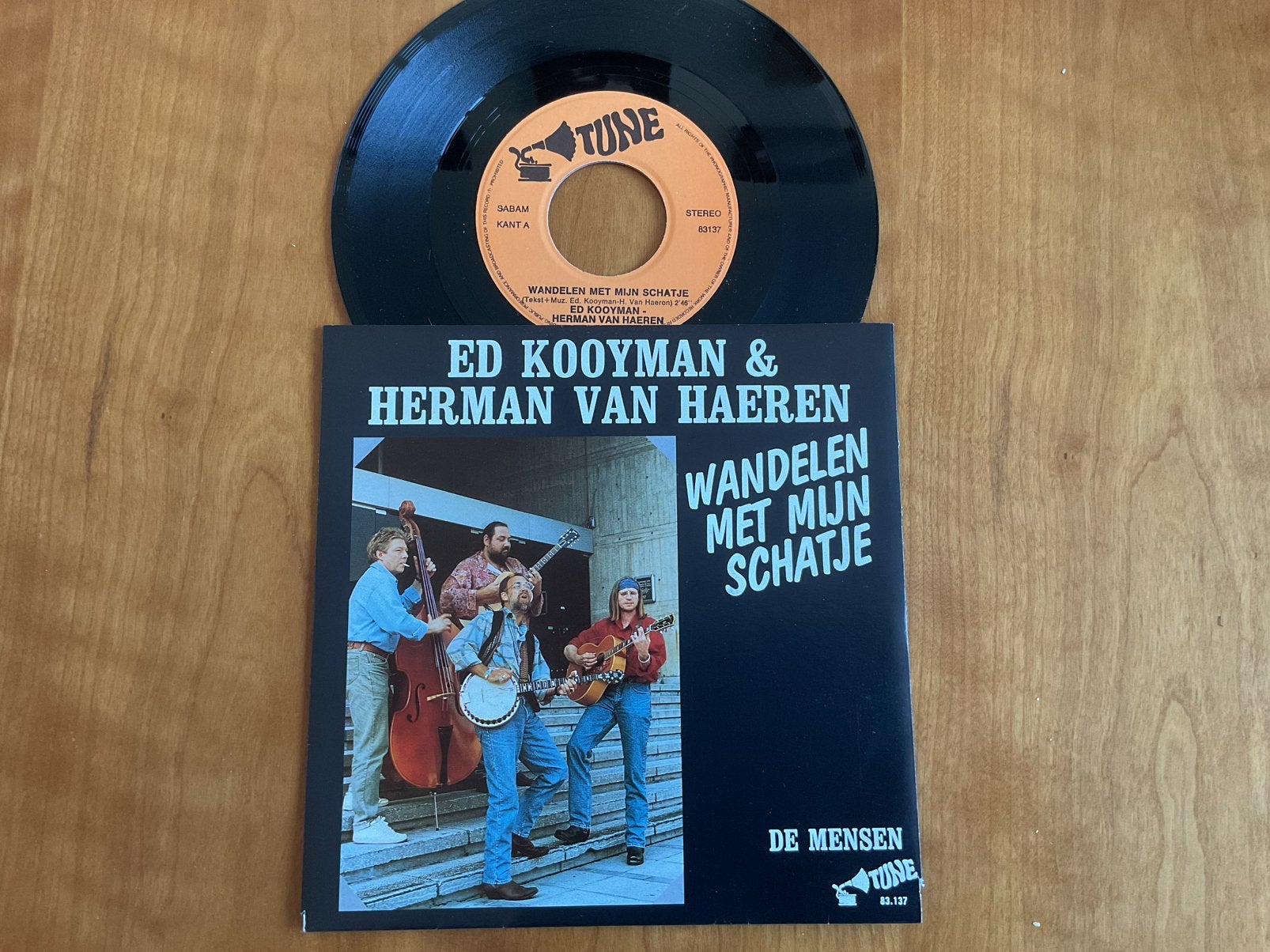 Ed Kooyman & Herman Van Haeren / Wandelen Met Mijn Schatje., Cd's en Dvd's, Vinyl | Nederlandstalig, Ophalen of Verzenden, Zo goed als nieuw