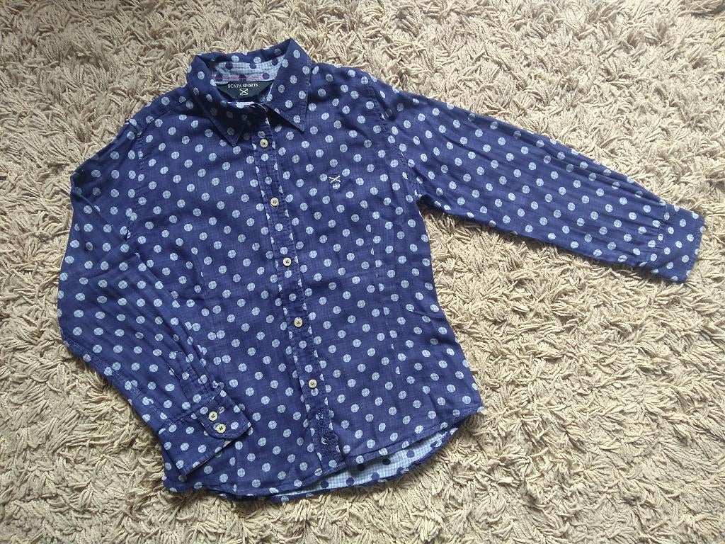 ✿ M140 - Blouse Scapa meisje, Gebruikt, Meisje, Overhemd of Blouse, Ophalen of Verzenden
