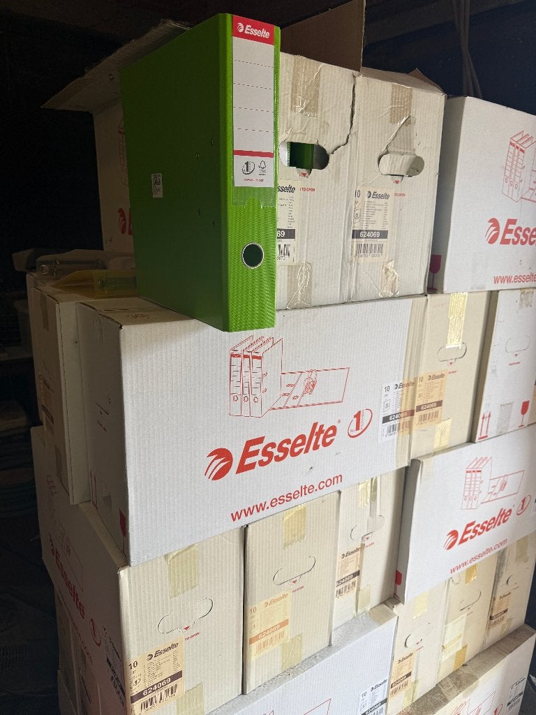 kaften klaseur, Ophalen, Nieuw
