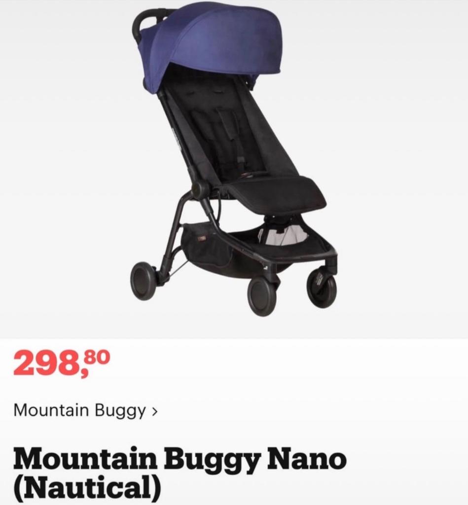 Buggy, Kinderen en Baby's, Ophalen, Gebruikt, Overige merken, Verstelbare rugleuning