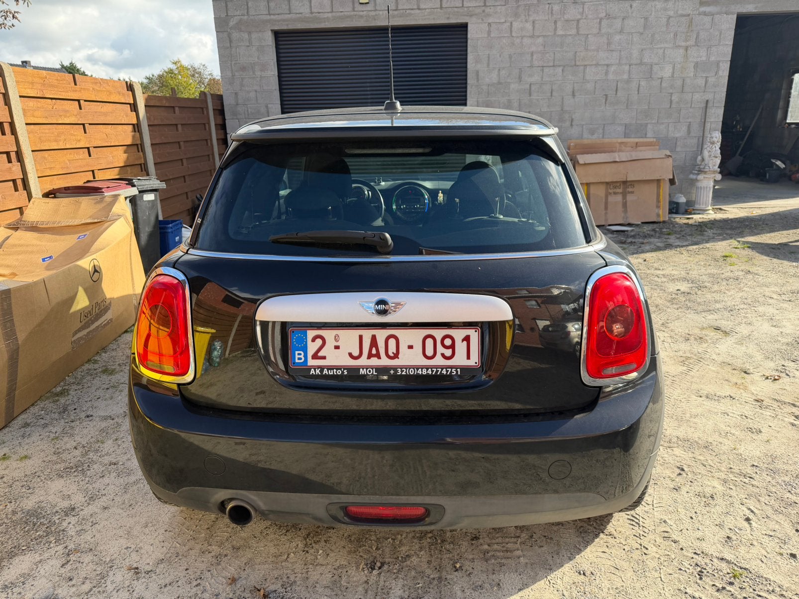 Mini cooper John works schade, Auto's, Zwart, Zwart, Particulier, Cooper