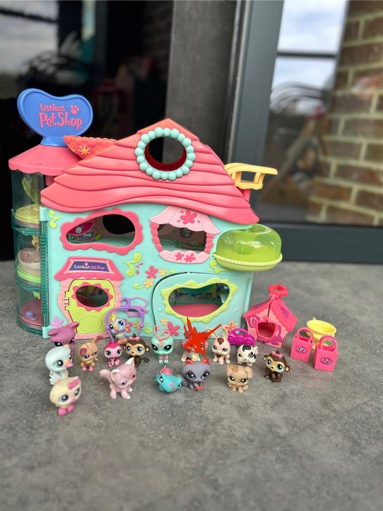 Maison M Little Petshop avec lot de Petshop, Enlèvement ou Envoi, Utilisé