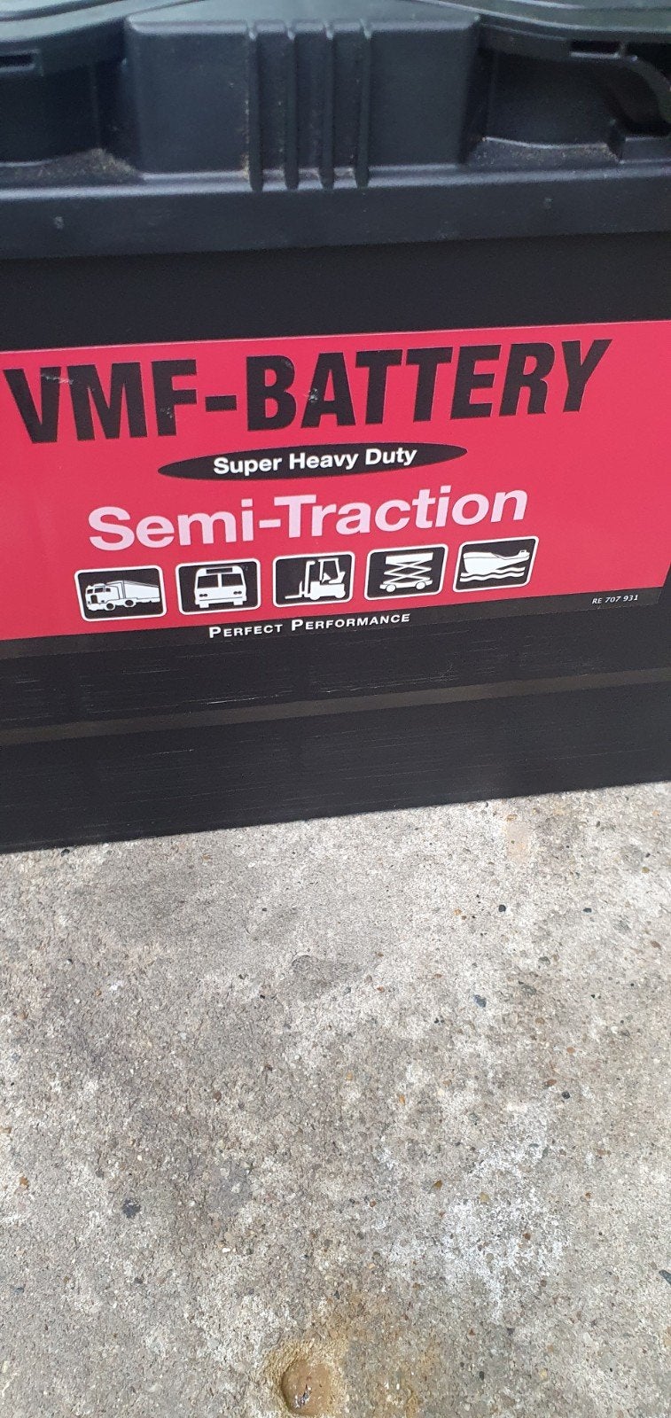 VMF  Semi tractie accu  110ah  nieuw