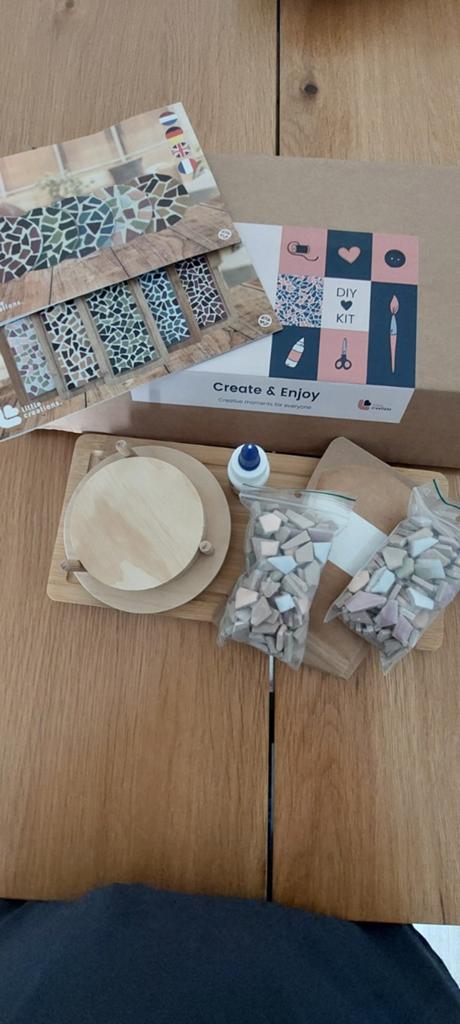 DIY mozaik knutsel pakket, Ophalen, Roze