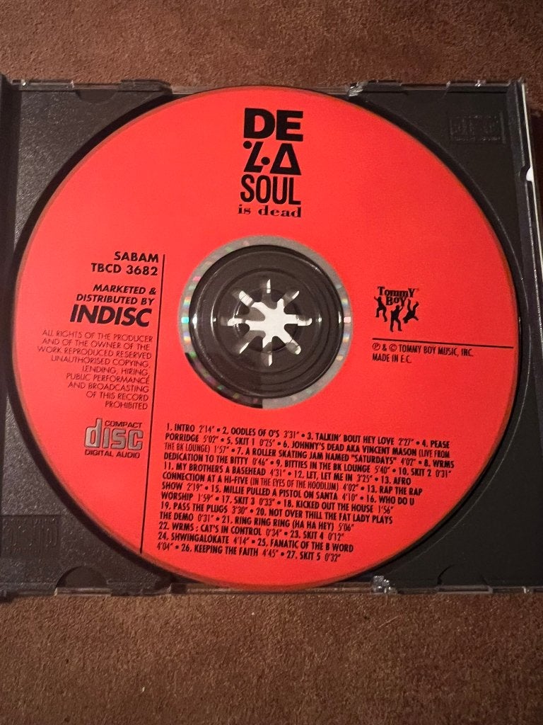 De la Soul - De la Soul est morte (original de 1991), CD & DVD, CD | Hip-hop & Rap, Enlèvement ou Envoi, 1985 à 2000, Comme neuf