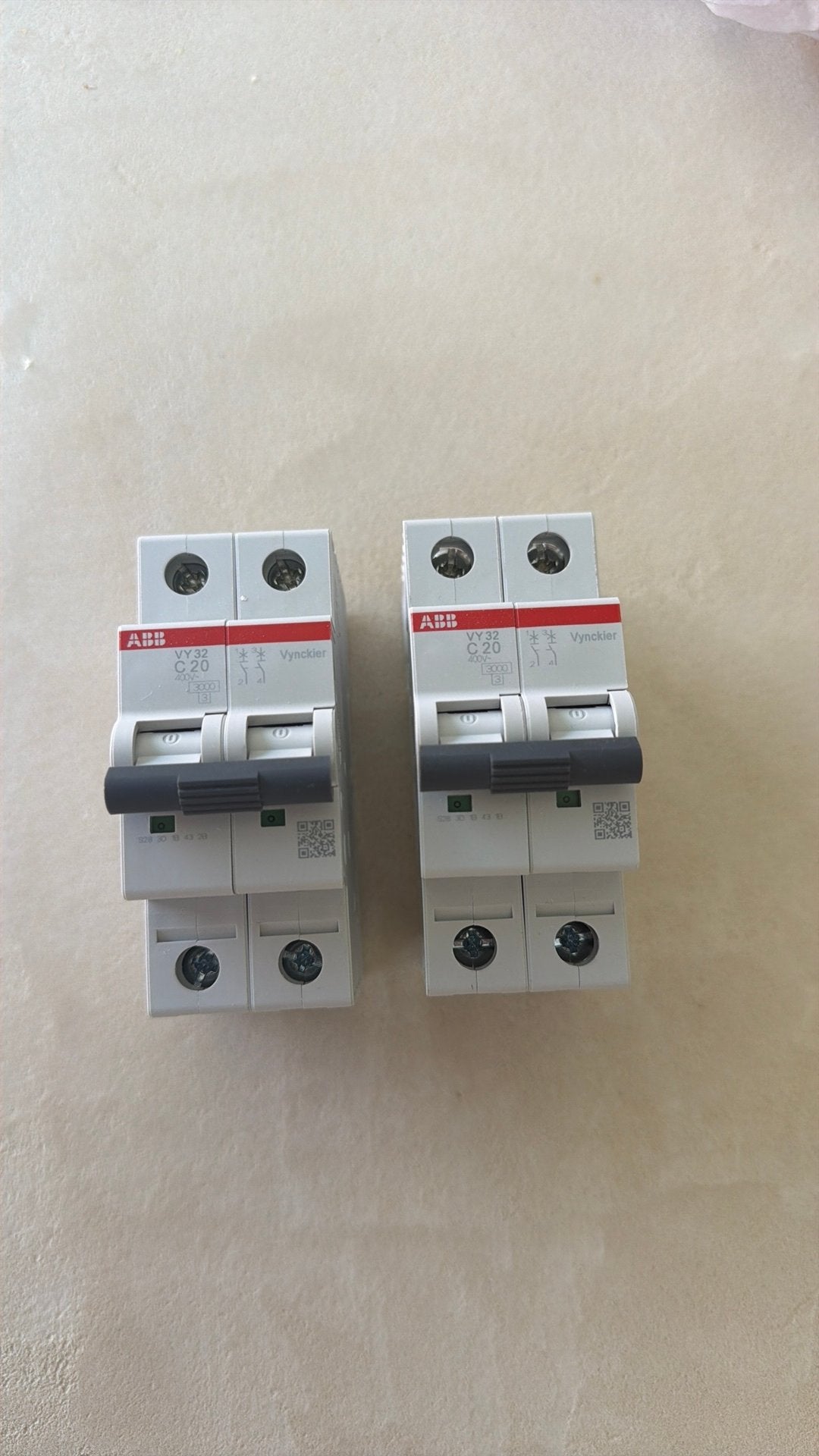 Vynckier ABB C20 2-polig, Ophalen of Verzenden, Nieuw, ABB