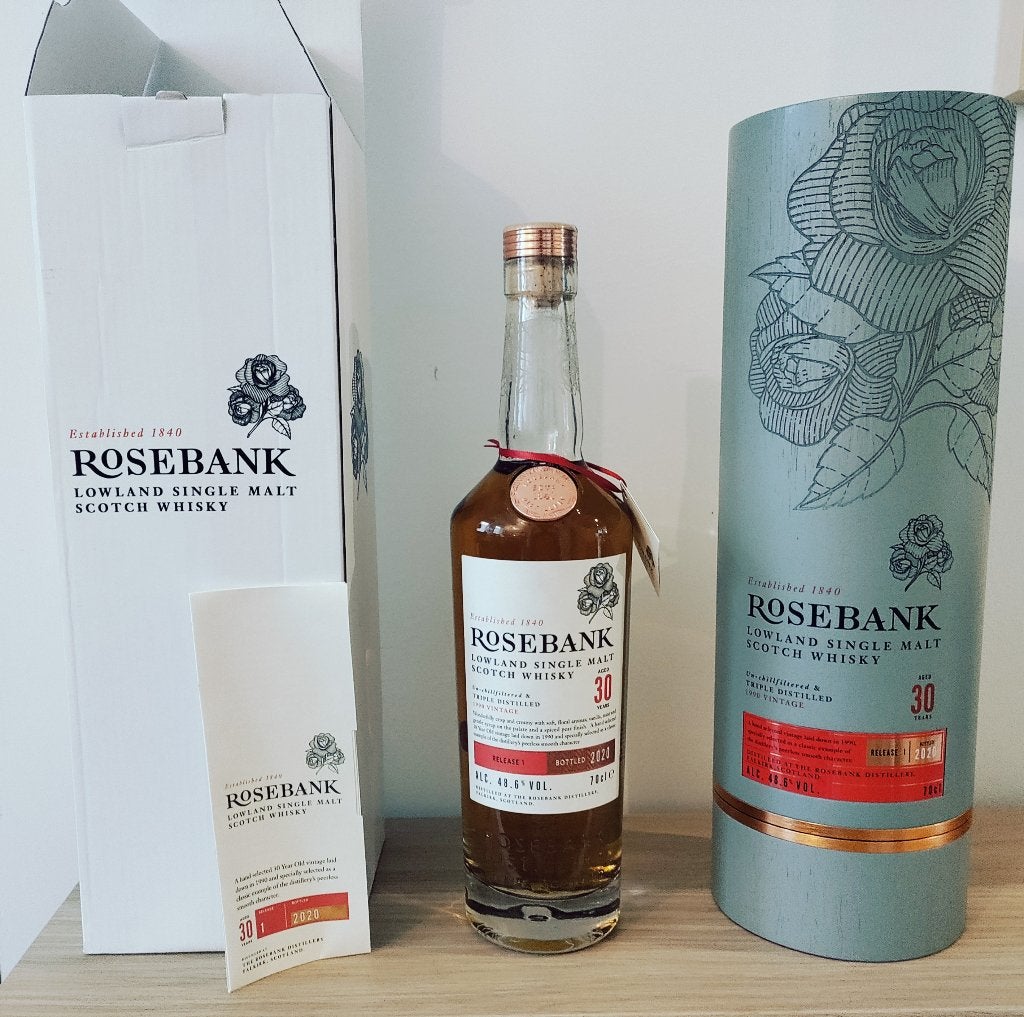 Rosebank 30 Release 1 2020 whisky, Verzamelen, Ophalen of Verzenden, Nieuw, Vol