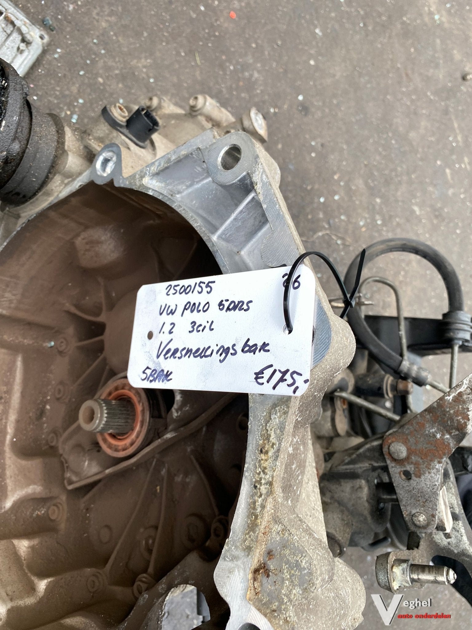 Vw Polo 5 drs 1.2 3 cil. 2006 2500155 Versnellingsbak, Ophalen, Gebruikt, -, -