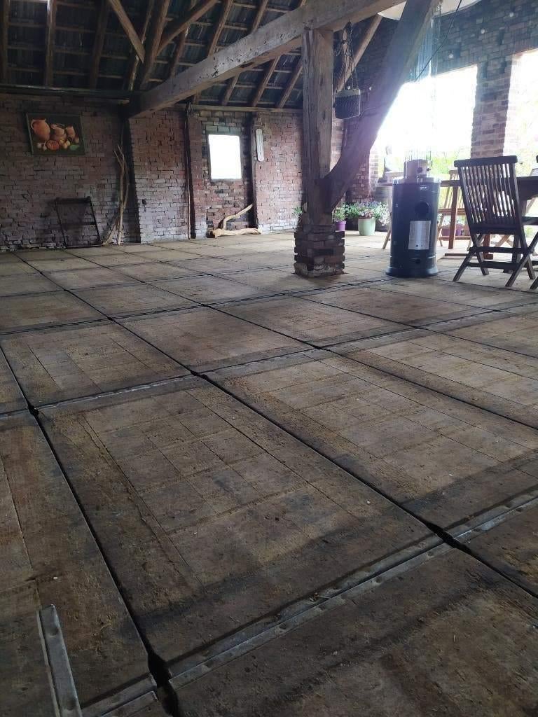 Grote partijen steenschotten voor terras en vlonder, Ophalen of Verzenden, Hout