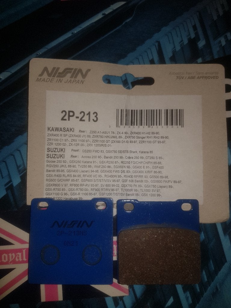 Suziki,Kawasaki,New Nissin moto remblokken  2P-213, Motos, Enlèvement, Neuf