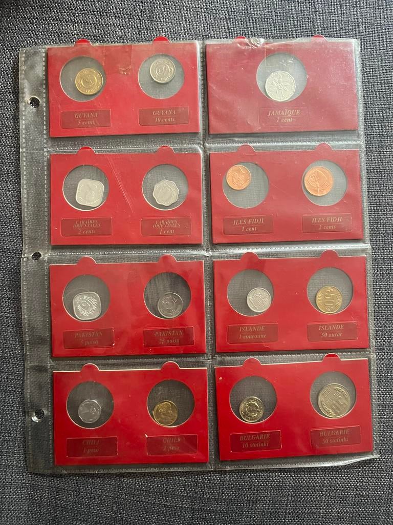 pièces de collection de différents pays, Timbres & Monnaies, Enlèvement ou Envoi