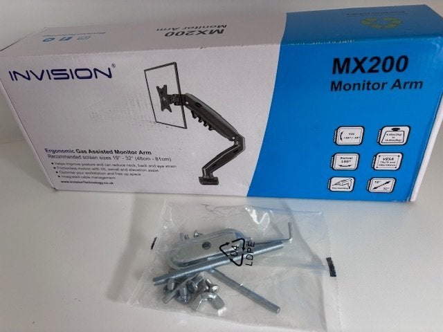 Invision MX200 gearticuleerde ergonomische monitorarm, Computers en Software, Ophalen