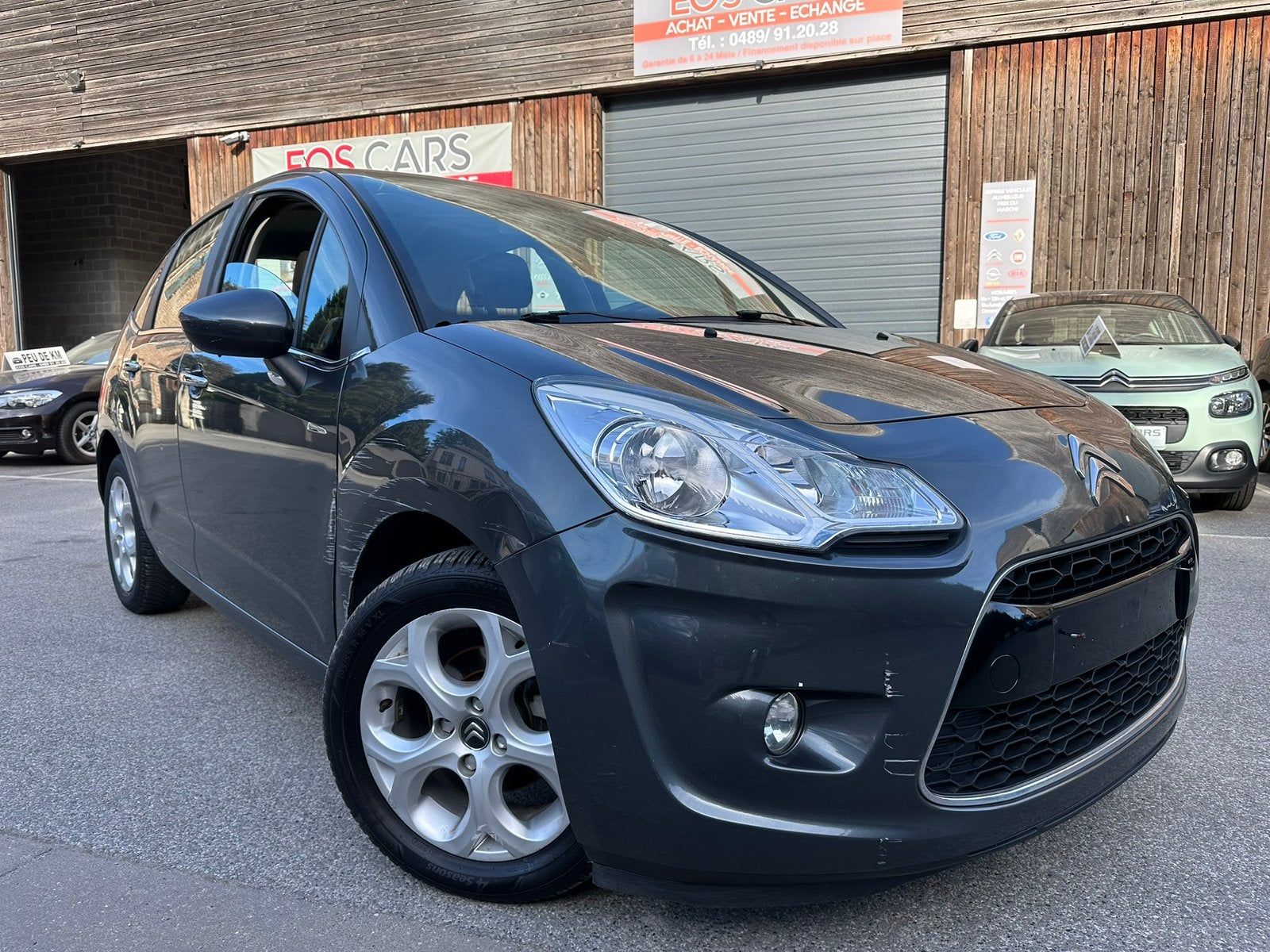 CITROËN C3 88 000 1.2 exclusiv dégât Carroserie, Euro 5, 50 kW, Zwart, Elektrische ramen