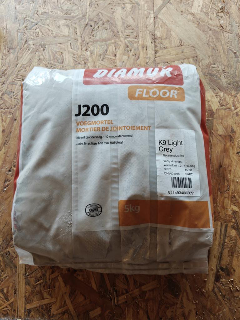Diamur voegmortel K9 light Grey 2x5 kg, Ophalen