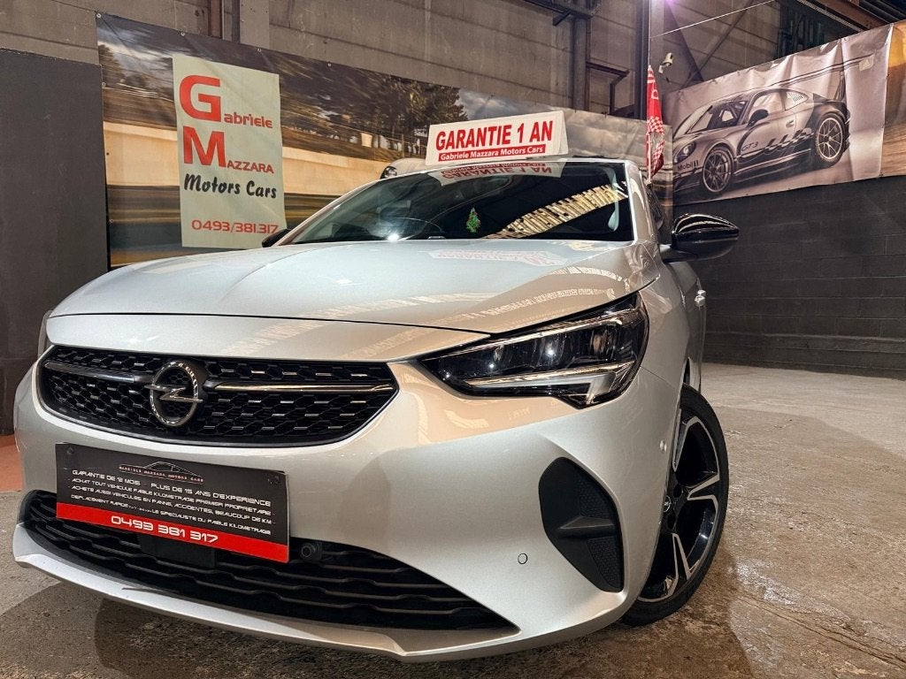 Opel Corsa Gs Line CarPlay J.A LED-camera met GPS, Auto's, Euro 6, Leder, 5 deurs, Start-stop-systeem