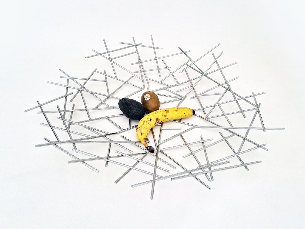 Bol à fruits Alessi Blow Up, Maison & Meubles, Enlèvement ou Envoi, Comme neuf, Métal, Balance