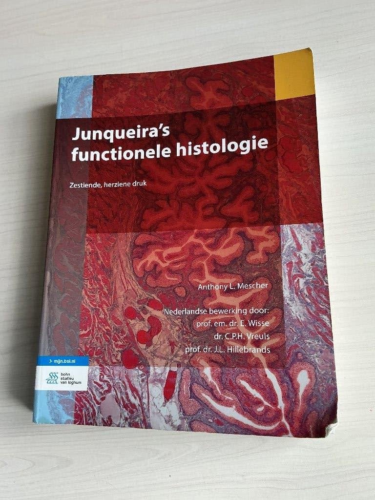 Boek Junqueira’s functionel histologie, Boeken, Ophalen of Verzenden, Zo goed als nieuw, Hoger Onderwijs, Anthony L. Mescher; E. Wisse; C.P.H. Vreuls; J.L. Hillebrands