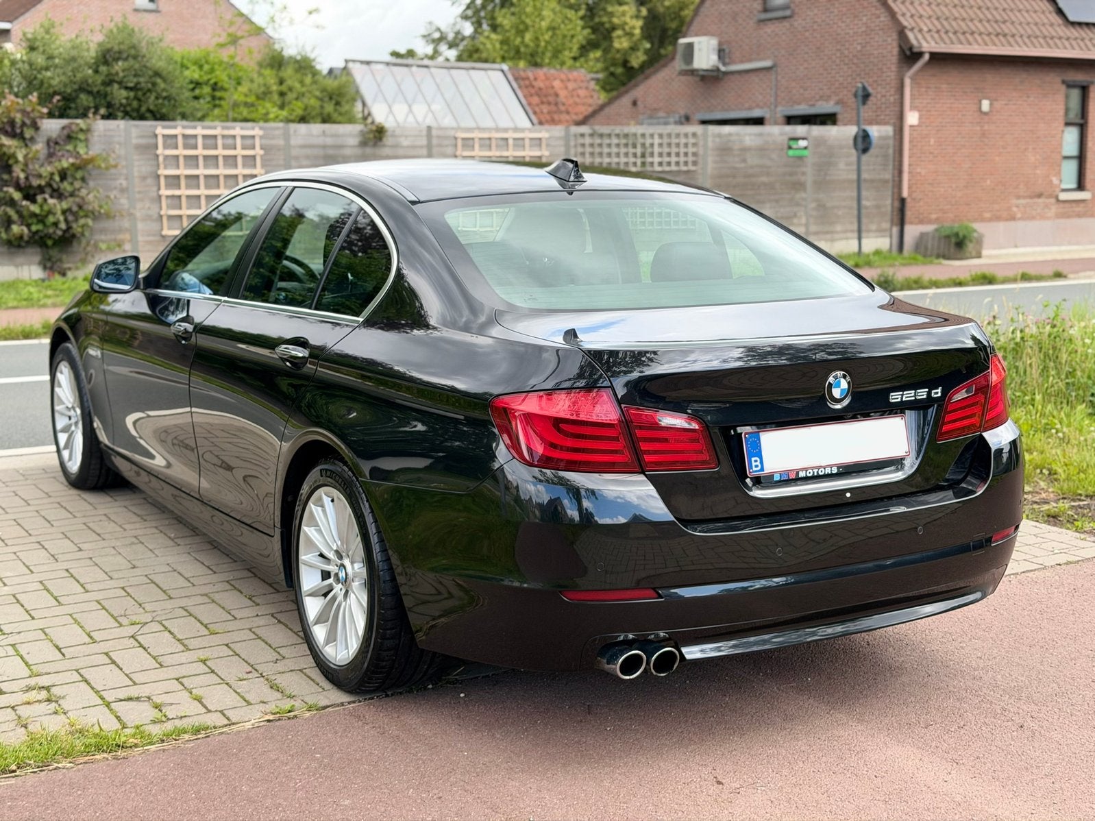 BMW 525D F10 Automaat/Leder/Xenon!, Automaat, Euro 5, Achterwielaandrijving, Zwart