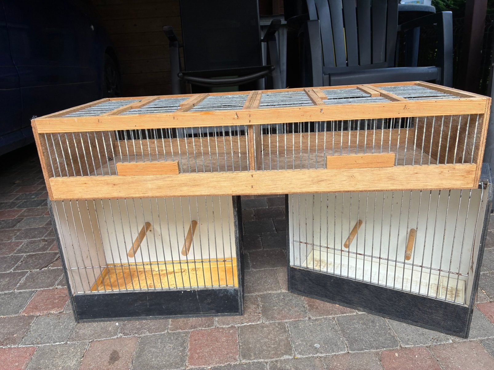 Vogelkooi, Dieren en Toebehoren, Ophalen, Gebruikt, Hout, Vogelkooi