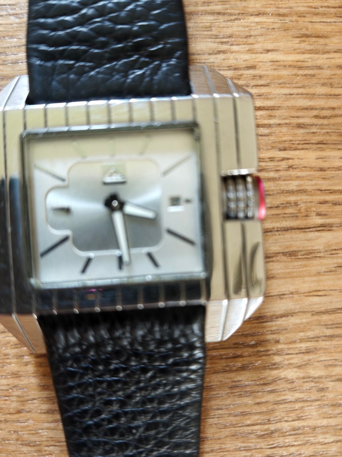 Montre Quicksilver Baron automatique, Montre-bracelet, Autres marques, Enlèvement ou Envoi, Cuir