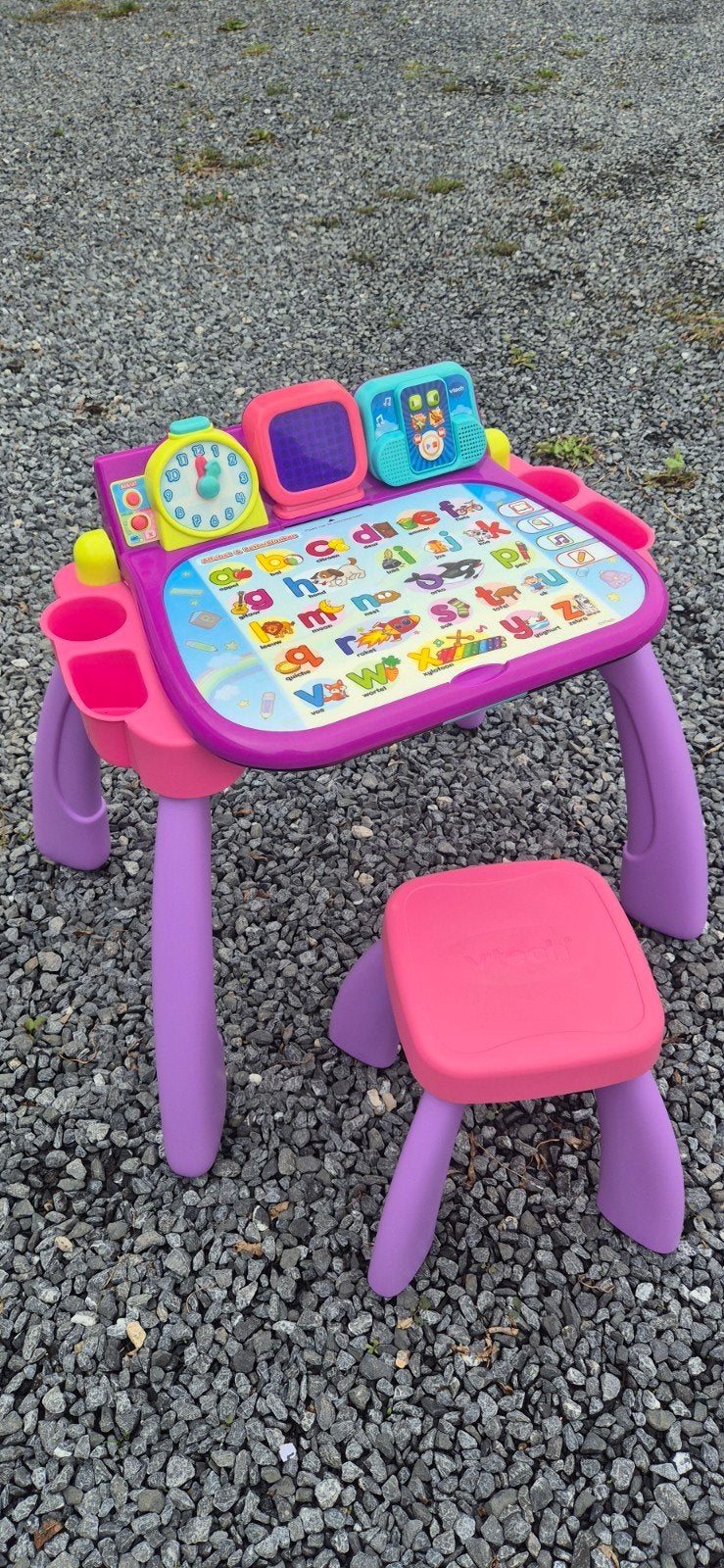 V-Tech roze speeltafel incl. batt, Kinderen en Baby's, Ophalen