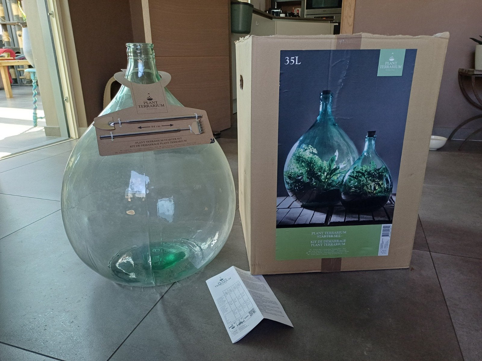 Plant terrarium (Esschert Design) 35 liter, Ophalen
