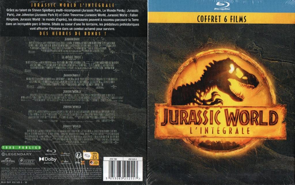 jurassic world complete 6 filmcollectie (6 blu-ray) nieuw, Ophalen of Verzenden, Nieuw in verpakking, Science Fiction en Fantasy