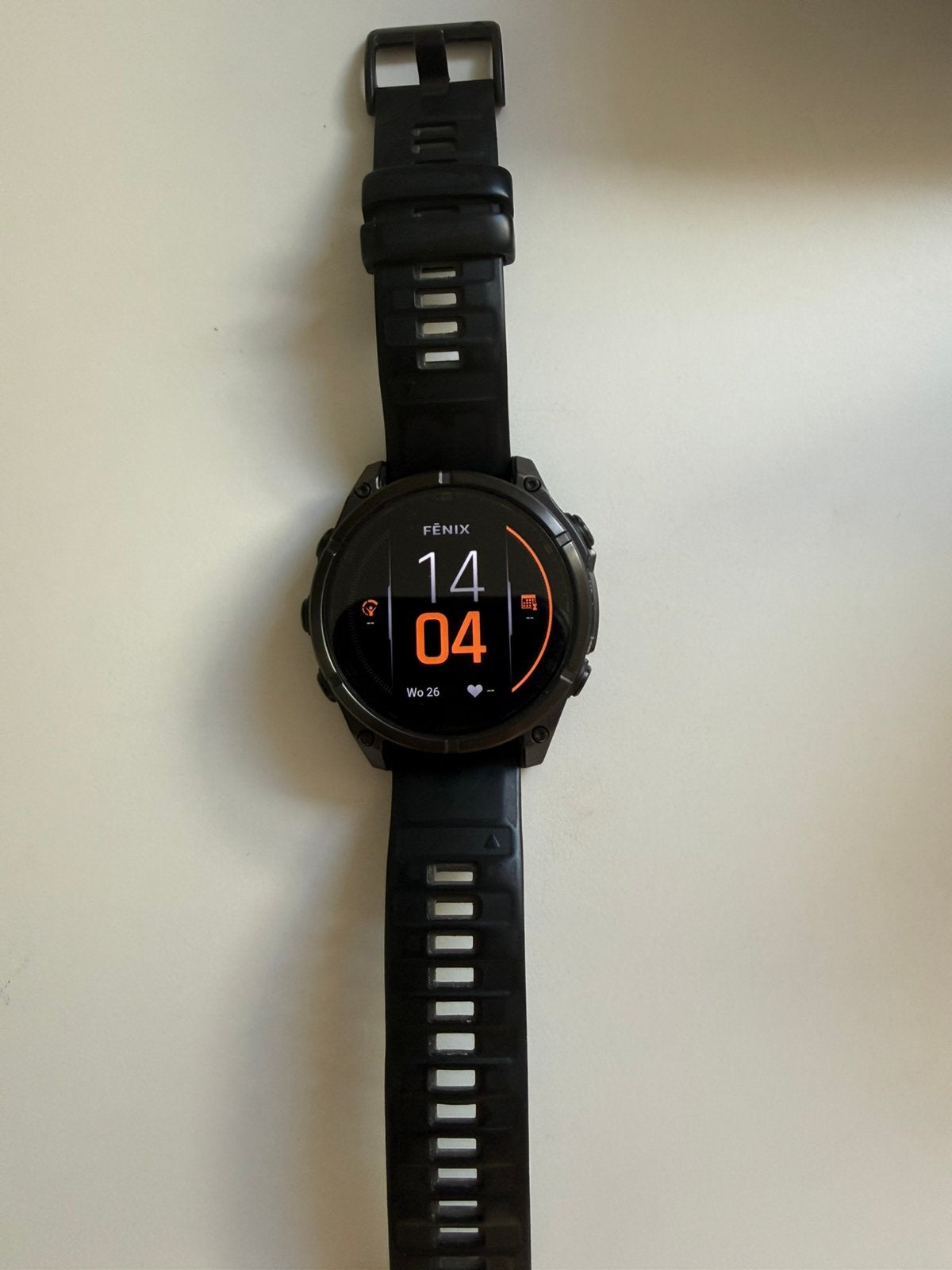 Garmin Fenix 8 black Sapphire Glass, Handtassen en Accessoires, Sporthorloges, Ophalen of Verzenden, Waterdicht, Zo goed als nieuw