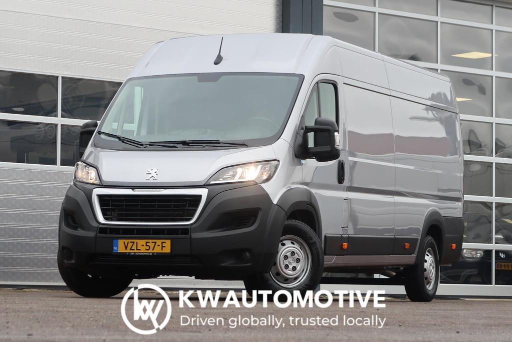 Peugeot Boxer 2.2 BlueHDi 165 L4H3 CAMERA/ CRUISE/ AIRCO/ CA, Voorwielaandrijving, Stof, Gebruikt, 4 cilinders