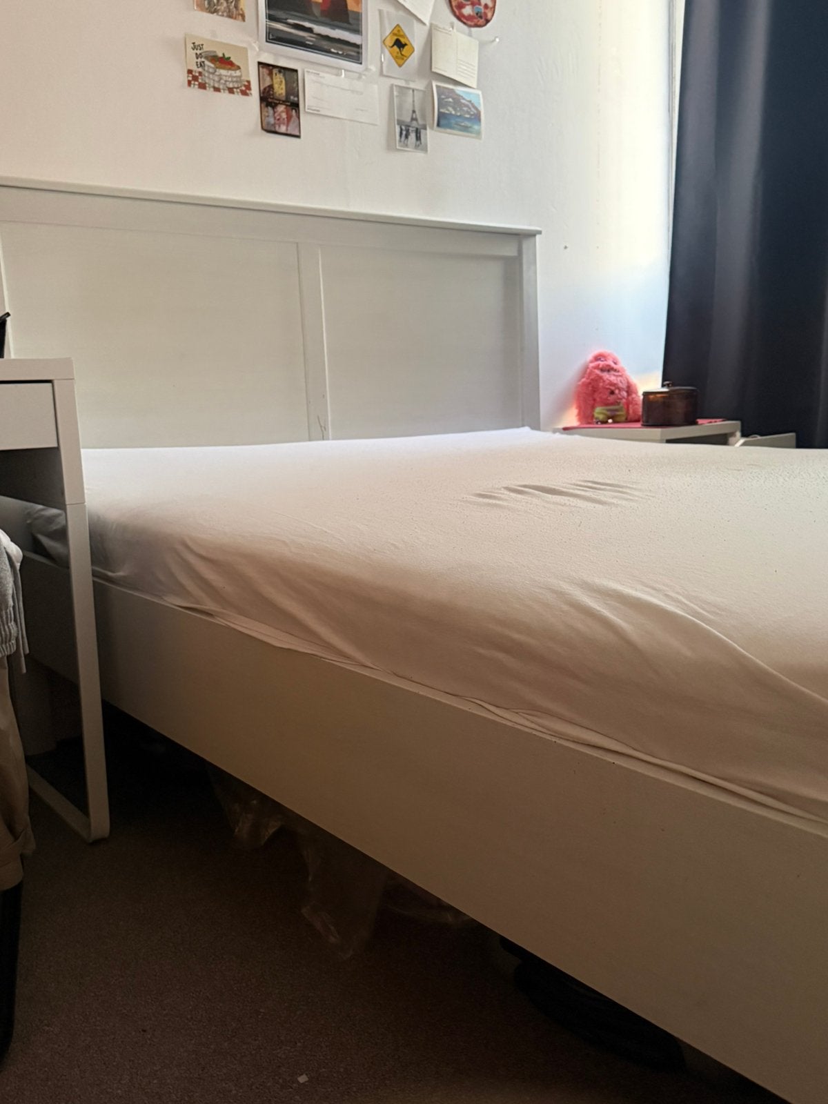 Bed 140x190, Ophalen, Zo goed als nieuw, 200 cm